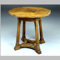Lorimer, oak octagonal table, on www.drennan.co.jpg